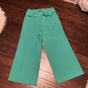 Crop wide leg pants